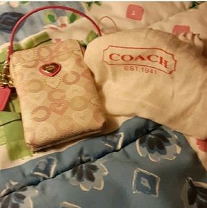 Coach wristlet/cigarettes case